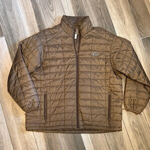 Drake Brown Quilted Puffer Jacket